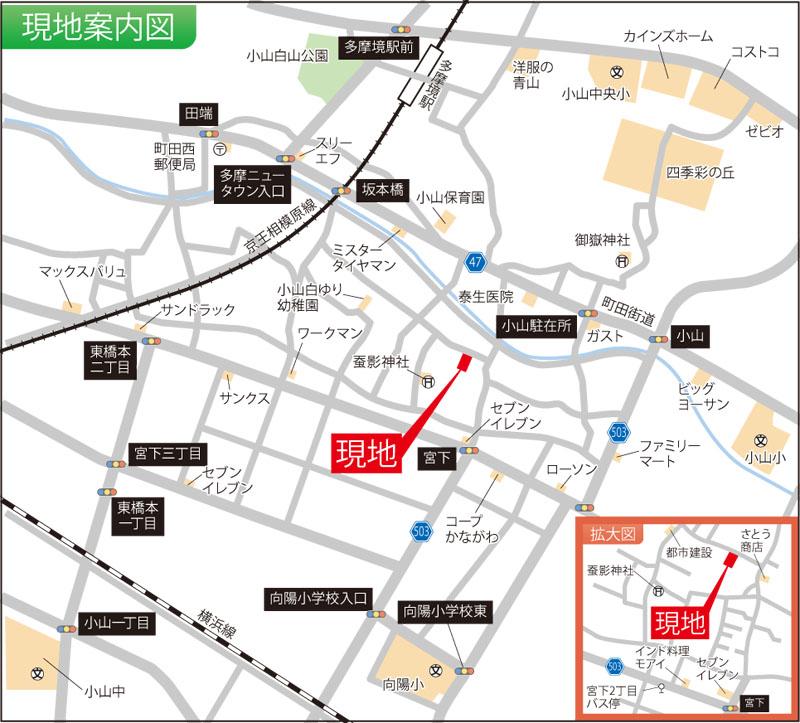 Local guide map. Information map