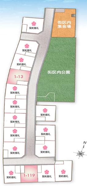 Compartment figure. Land prices -  ※ Sales compartment Figure