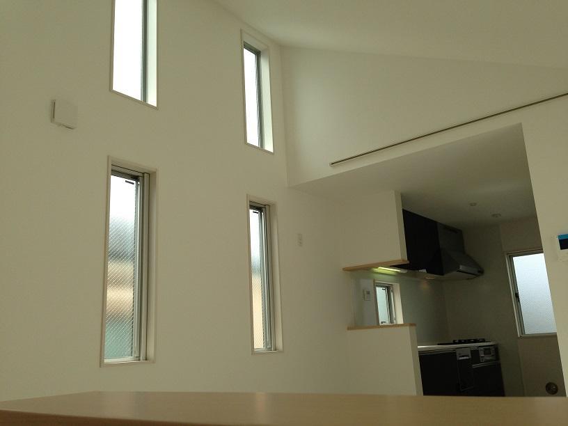 Living. Gradient ceiling