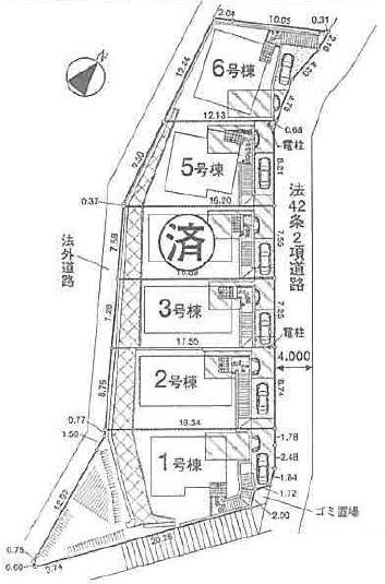 Compartment figure. 27.5 million yen, 4LDK, Land area 125 sq m , Building area 104.1 sq m