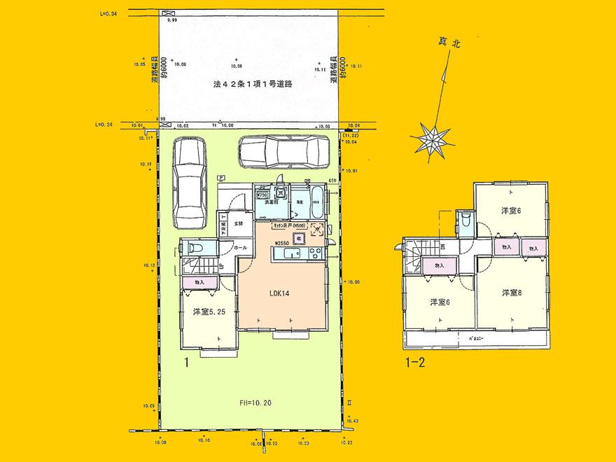 Floor plan. 37,800,000 yen, 4LDK, Land area 134.73 sq m , Building area 92.32 sq m