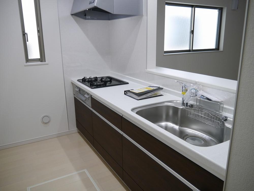 Kitchen. Artificial marble counter system Kitchen