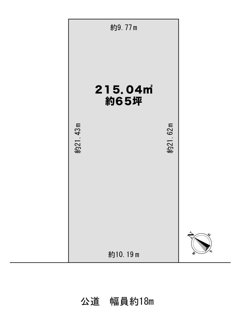 Compartment figure. Land price 46,800,000 yen, Land area 215.04 sq m