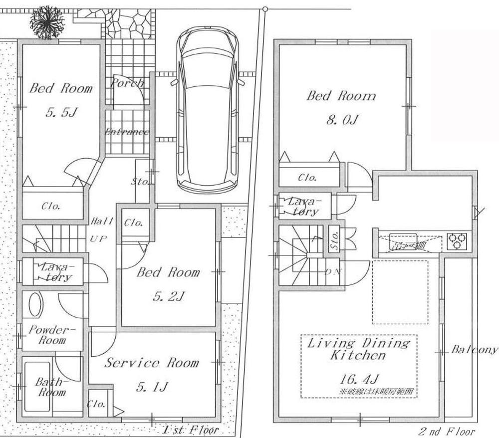 Floor plan. (1), Price 32,500,000 yen, 4LDK, Land area 85.04 sq m , Building area 92.74 sq m