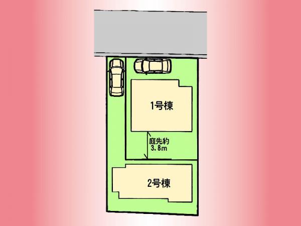Compartment figure. 32,800,000 yen, 4LDK, Land area 122.71 sq m , Building area 92.94 sq m