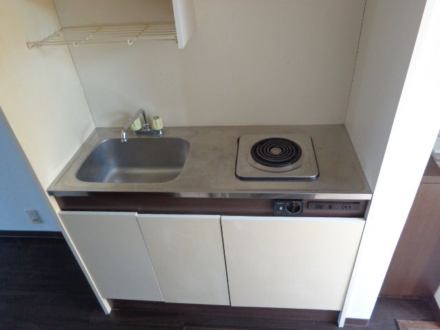 Kitchen. ◆ 1-neck electric stove equipped kitchen ◆