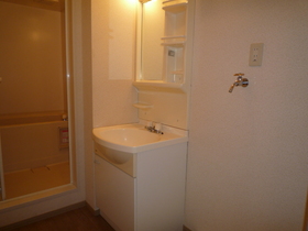 Washroom. Independent wash basin