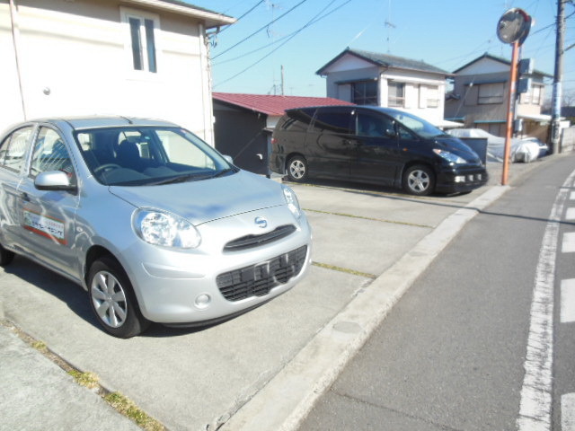 Parking lot. It is on-site parking