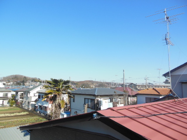 View. A view from the second floor