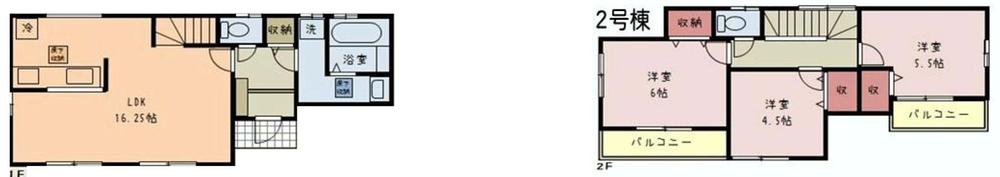 Floor plan. (2), Price 39,800,000 yen, 3LDK, Land area 101.65 sq m , Building area 79.49 sq m