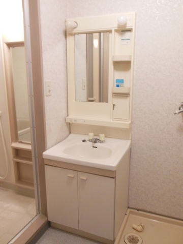 Washroom. Happy independence wash basin in the morning