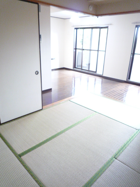 Other room space. Spacious is the living room by connecting the Japanese-style room.