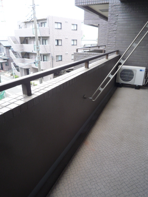 Balcony. Day is good on the south-facing.