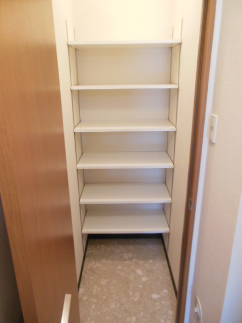 Entrance. It is a shoebox