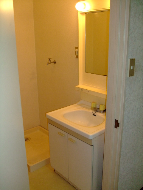 Washroom. There washbasin independent