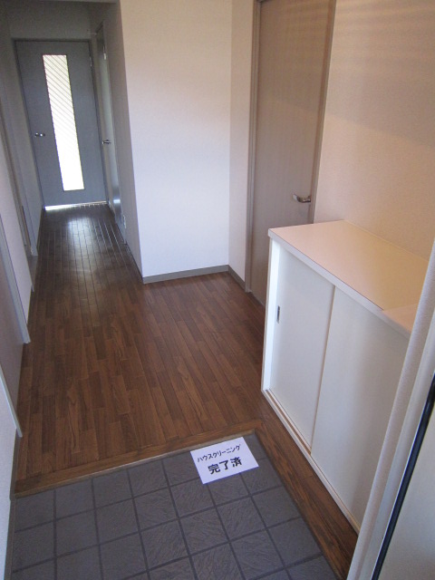 Entrance. Spacious shoe box equipped in the front door.