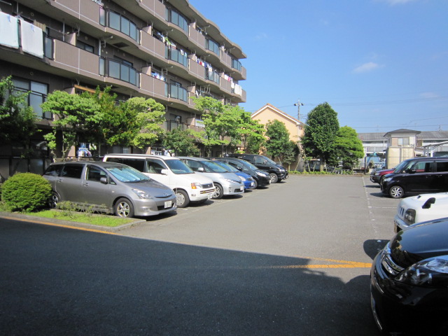 Parking lot. Parking is fully equipped on-site.