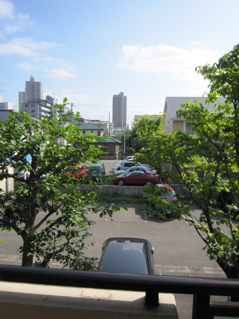 View. The front is good view in the parking lot.