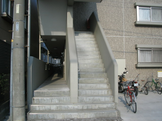 Other common areas. External staircase
