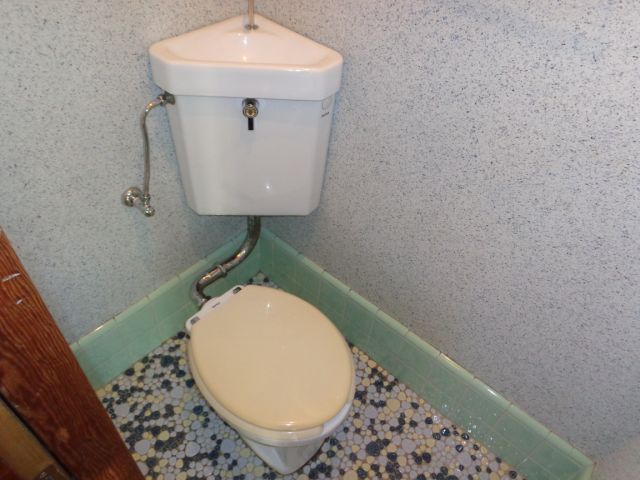 Toilet. ◇ clean toilet with a clean ◇