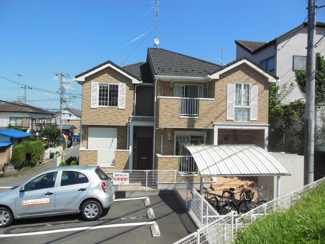 Building appearance. Day is good