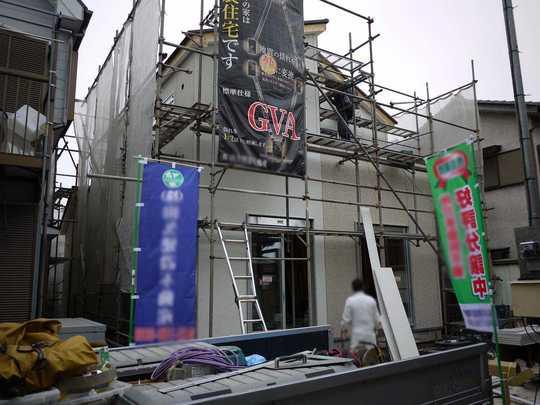 Local appearance photo. Super within walking distance in a quiet residential area ・ Also commercial facilities, such as home improvement many living environment is also good. Vibration Control housing GVA method standard specification.