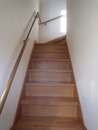 Other. Handrail will have marked the stairs.