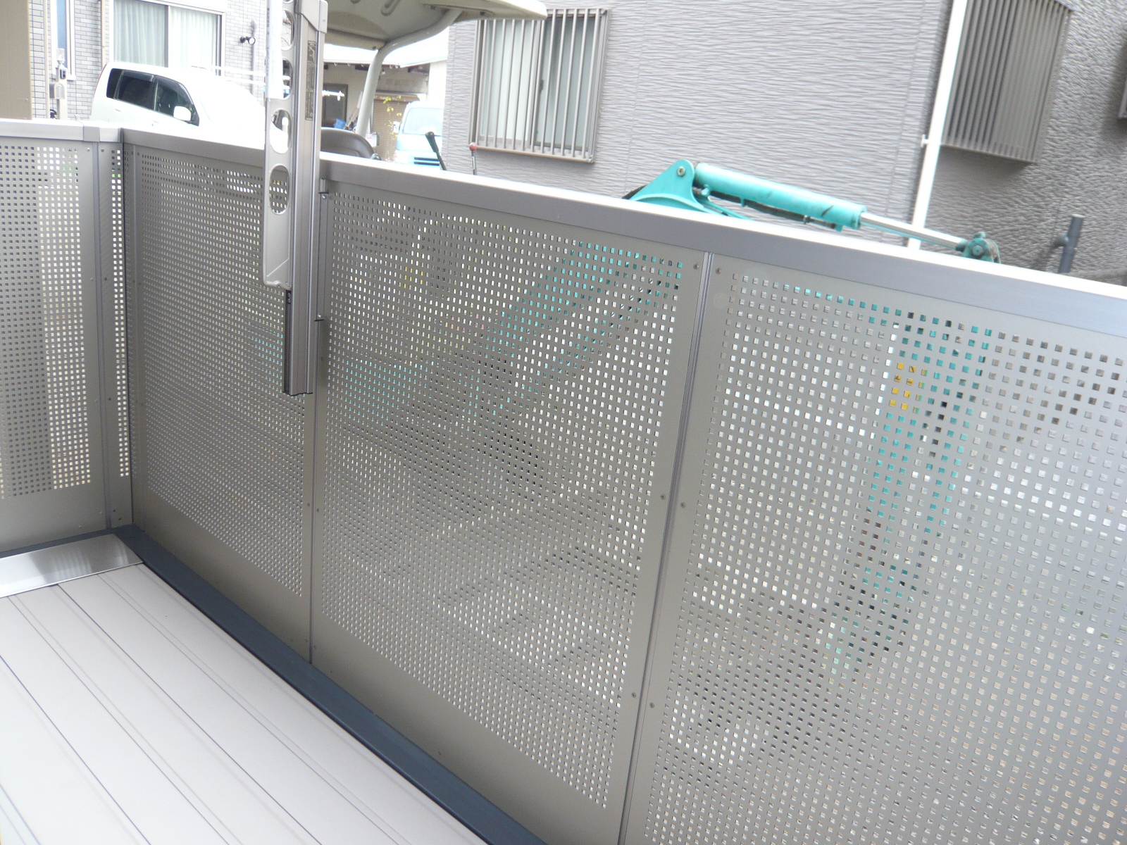 Balcony. Also it contains the bright sunlight a lot space between the neighbor