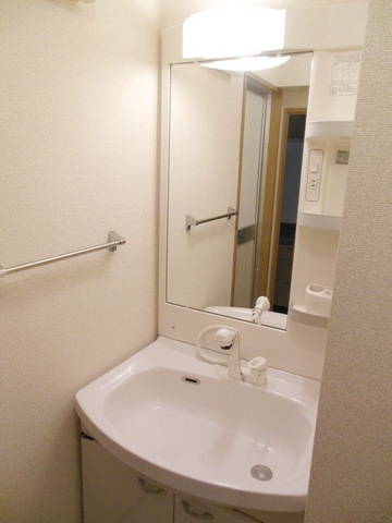 Washroom. Nice shampoo dresser