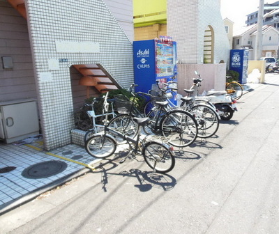 Other common areas. It is a bicycle parking space