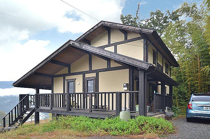 Building plan example (exterior photos). Building construction case Sale already compartment