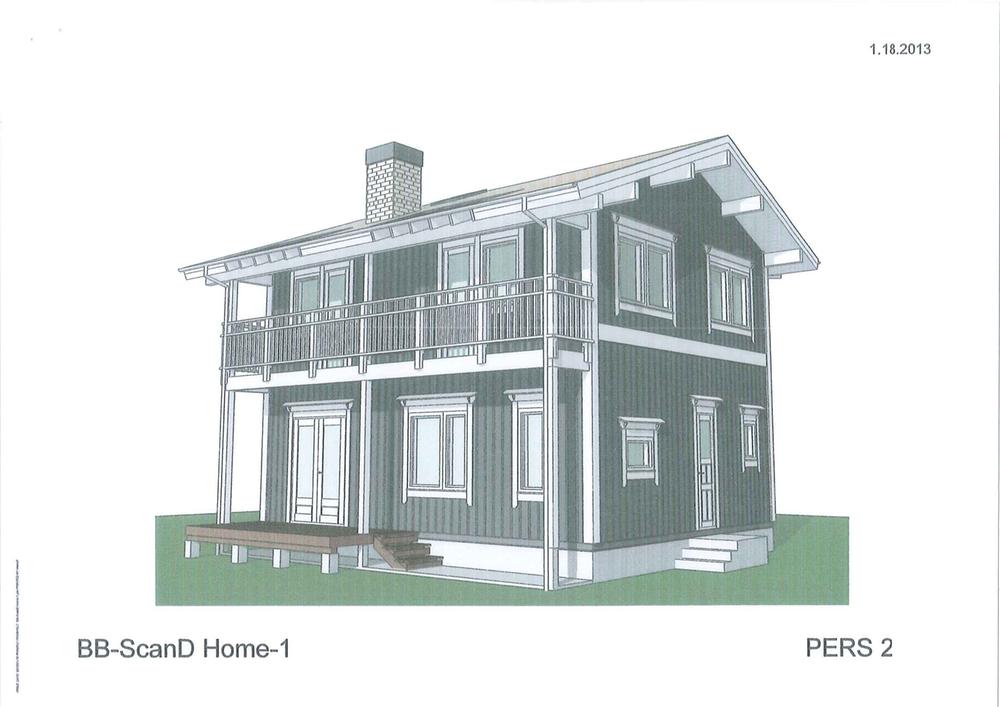 Building plan example (Perth ・ appearance). Building plan example