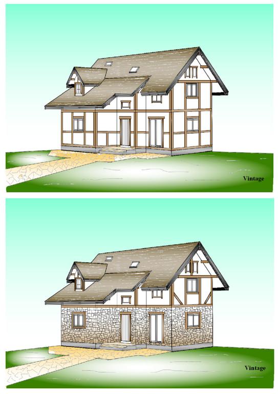 Building plan example (Perth ・ appearance). Building plan