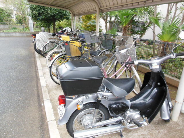Other common areas. Bicycle parking space