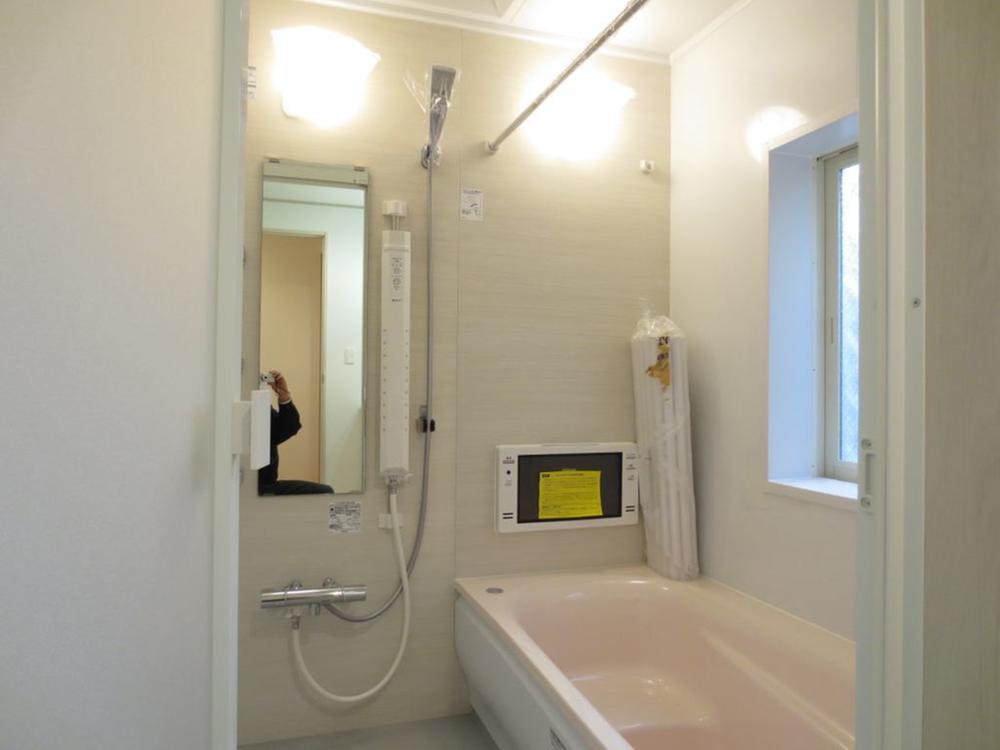 Bathroom. Bathroom TV 16 inches Mist equipment