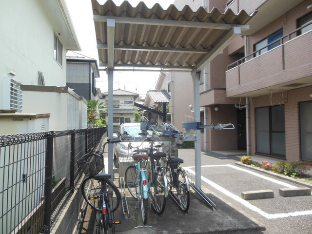 Other common areas. Is a bicycle parking lot