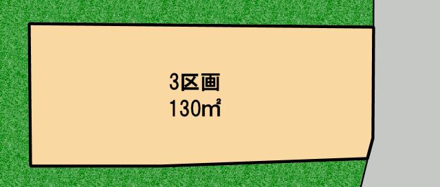 Compartment figure. Land price 38,600,000 yen, Land area 130 sq m