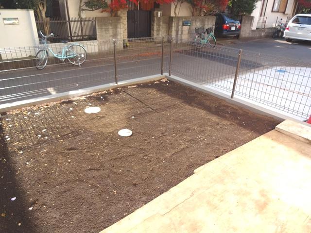 Garden. There is a spacious garden with sunny