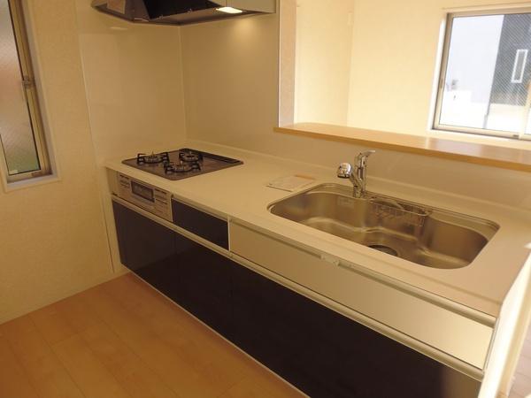 Kitchen. 1 Building is in the kitchen. It summarizes in a chic impression.