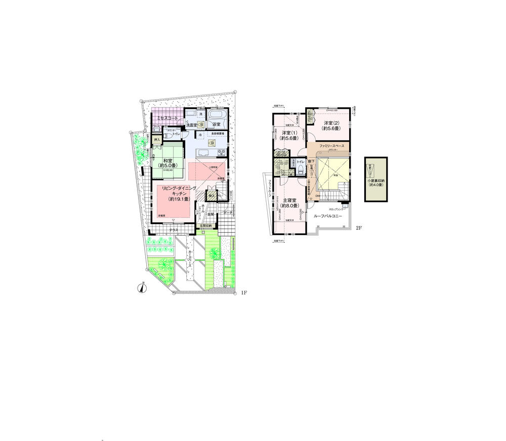 Floor plan. Cityscape photo (2013 April shooting)