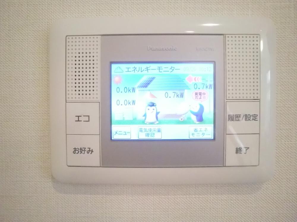 Other Equipment. Usage of energy of the whole house in the monitor ・ You can check the power status of the solar and ECOWILL. It increases saving awareness of your family.  [Photos: 1 Building]