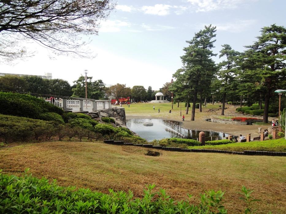 park. Sagamiono to Central Park 563m