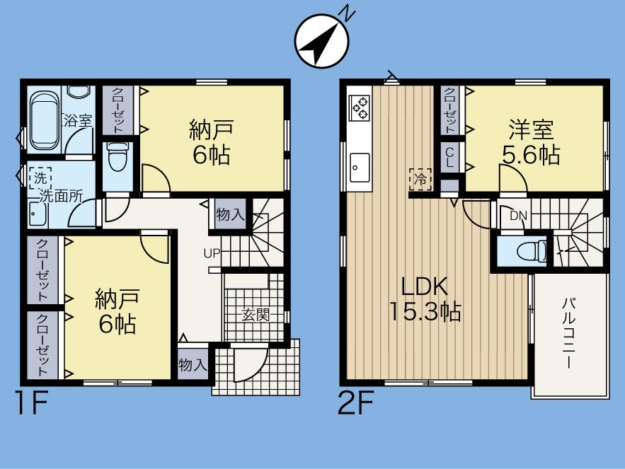 Floor plan. Kashimadai small f 850m to school