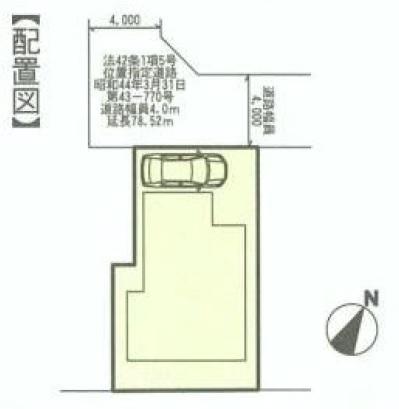 Compartment figure. 34,800,000 yen, 4LDK, Land area 101.01 sq m , Building area 96.05 sq m