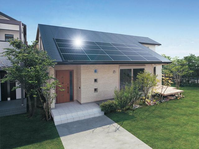 Power generation ・ Hot water equipment. Significantly reduce the power loss in a unique hybrid structure. We achieved the amount of electric power generated by the industry's highest level. It is surprising to solar power generation efficiency falls on a hot day is also, Keep the amount of power generation in a wide range of temperature with excellent temperature characteristics. It can also be firm power generation at high temperatures. Also in order to reduce the number of the modules if the same amount of power generation, You can reduce the weight burden on the roof. ※ Solar power will require a separate contract.