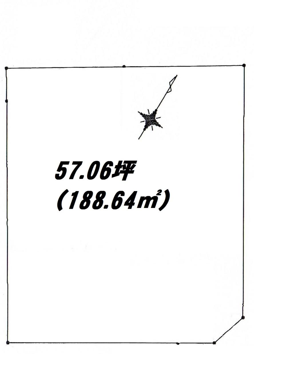 Compartment figure. Land price 48,800,000 yen, Land area 188.64 sq m