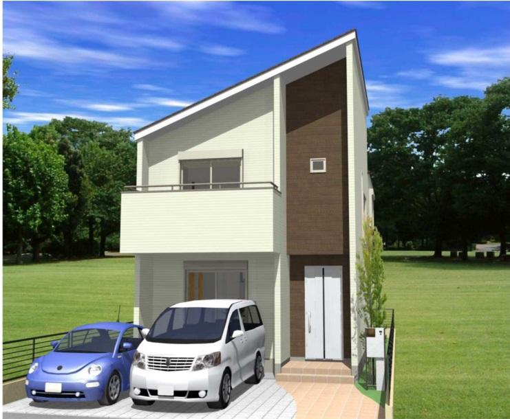 Building plan example (Perth ・ appearance). Building plan example