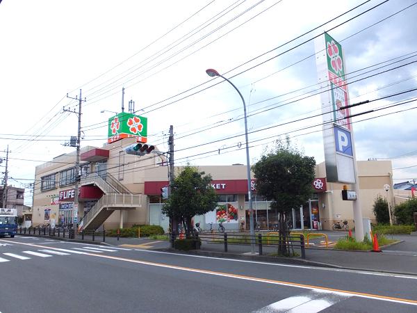 Supermarket. 380m to super life Sagamihara Wakamatsu shop