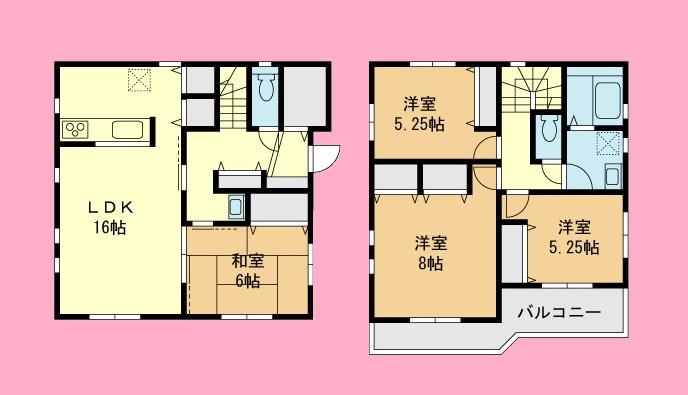 Floor plan. 41,800,000 yen, 4LDK, Land area 139.18 sq m , Building area 103.5 sq m