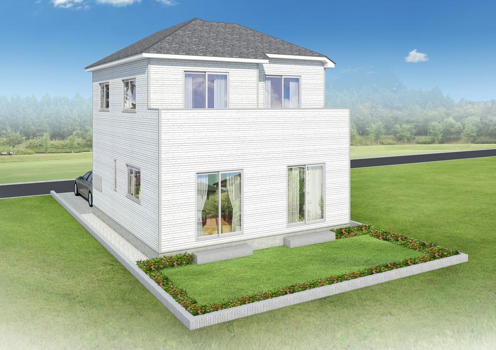 Rendering (appearance). It is very wide garden, Us capture the light in the living room summer pool, Your garden in the spring and autumn, which can home party